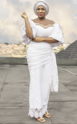 Latest White Lace Styles for Aso Ebi and Owambe