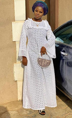 Latest White Lace Styles for Aso Ebi and Owambe