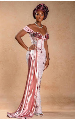 Native styles fom Adebola and Kehinde Wedding