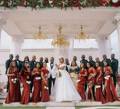 Sandra Iheuwa and husband Sandra Iheuwa Wedding Photos