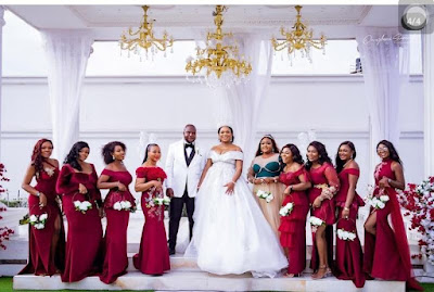 Sandra Iheuwa and husband Sandra Iheuwa Wedding Photos