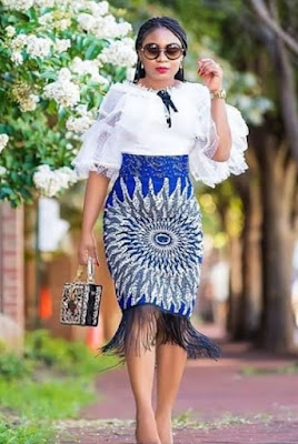 Ankara High Waist Skirts