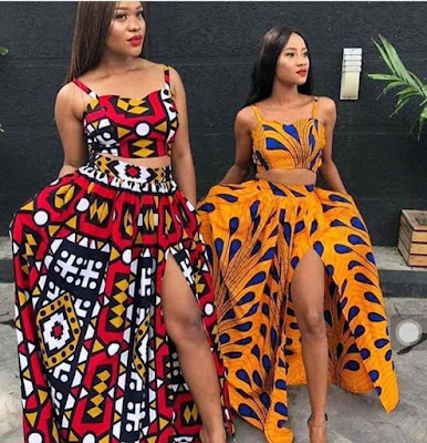 Ankara High Waist Skirts