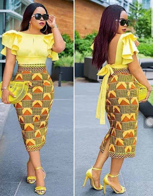 Ankara High Waist Skirts