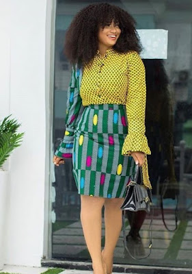 Ankara High Waist Skirts