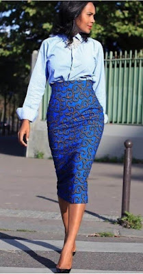Ankara High Waist Skirts
