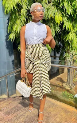 Ankara High Waist Skirts