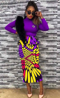 Ankara High Waist Skirts