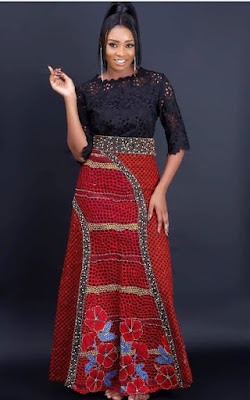 Ankara High Waist Skirts