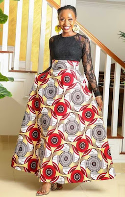 Ankara High Waist Skirts