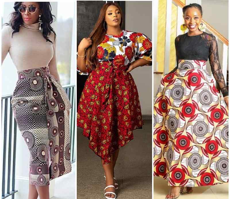 40 Latest Ankara High Waist Skirt Styles for stylish ladies 2023-2024 ...