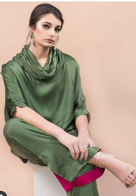 Cowl Neck Dress Latest cowl Neck Dress for ladies