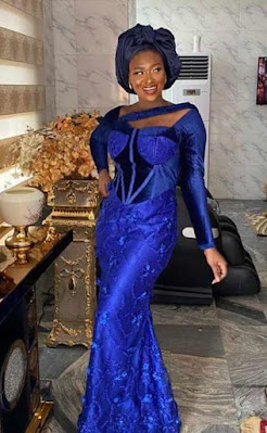 40 Latest Corset Asoebi Styles with Lace 2022-2023 - Claraito's Blog