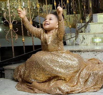 Queen Nwokoye and daughter Queen Nwokoye celebrates daughter's birthday