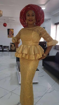 Peplum lace styles Peplum lace Asoebi Styles