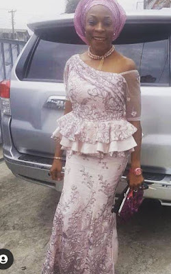 Peplum lace styles Peplum lace Asoebi Styles