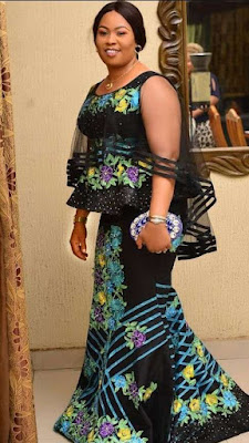 Peplum lace styles Peplum lace Asoebi Styles