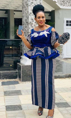 Nigerian Ankara Skirt and Blouse Styles for Ladies