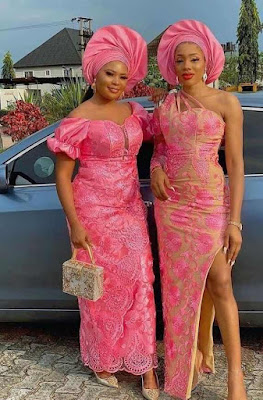 Pink lace styles Pink Lace Styles for Asoebi