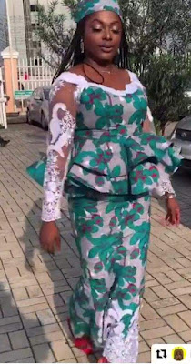 Nigerian Ankara Skirt and Blouse Styles for Ladies