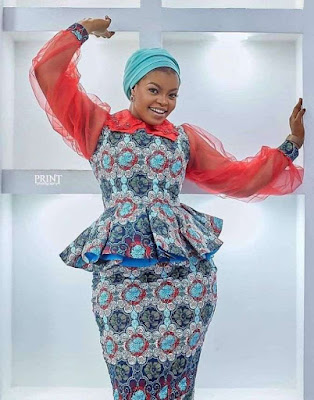 Nigerian Ankara Skirt and Blouse Styles for Ladies