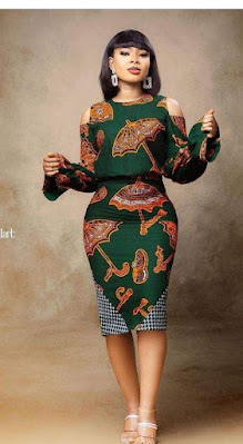 Nigerian Ankara Skirt and Blouse Styles for Ladies