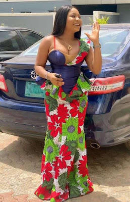 Nigerian Ankara Skirt and Blouse Styles for Ladies