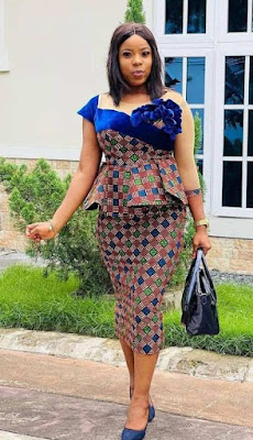 Nigerian Ankara Skirt and Blouse Styles for Ladies