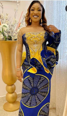Nigerian Ankara Skirt and Blouse Styles for Ladies