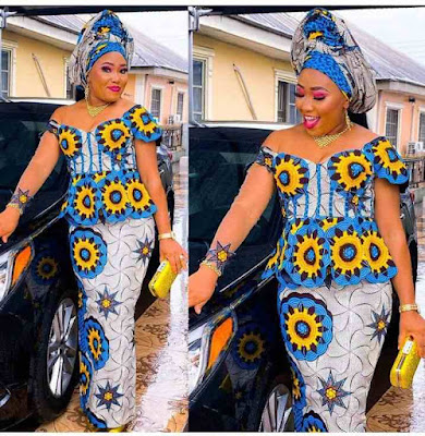 Nigerian Ankara Skirt and Blouse Styles for Ladies