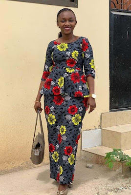 Nigerian Ankara Skirt and Blouse Styles for Ladies