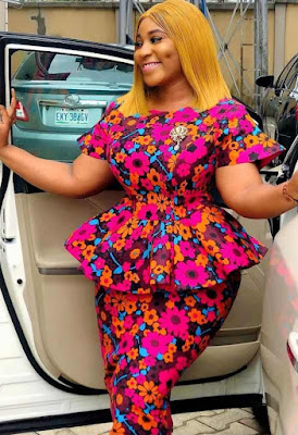 Nigerian Ankara Skirt and Blouse Styles for Ladies