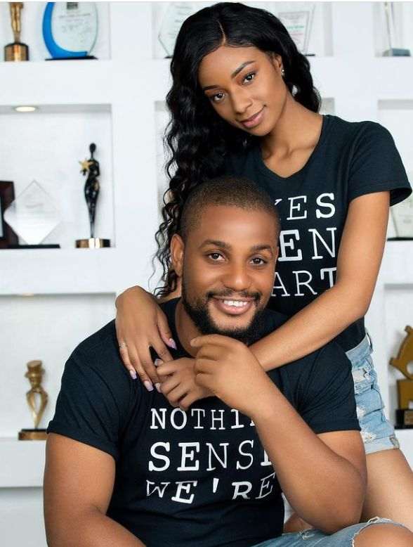 Alex Ekubo and fiancee Alex Ekubo and fiancee separates