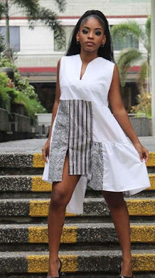 Black and white fabric styles