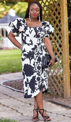 Black and white fabric styles