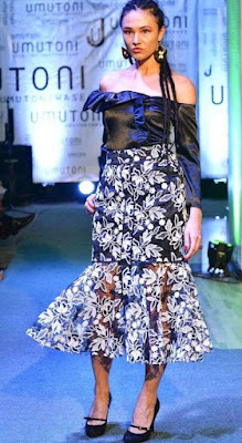 Black and white fabric styles