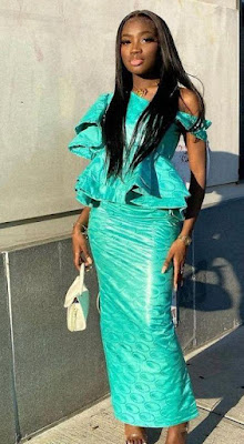 Peplum lace styles Peplum lace Asoebi Styles
