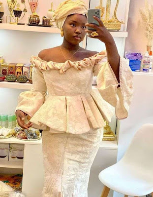 Peplum lace styles Peplum lace Asoebi Styles