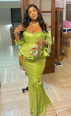 Peplum lace styles Peplum lace Asoebi Styles