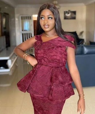 Peplum lace styles Peplum lace Asoebi Styles