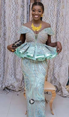 Peplum lace styles Peplum lace styles for Asoebi