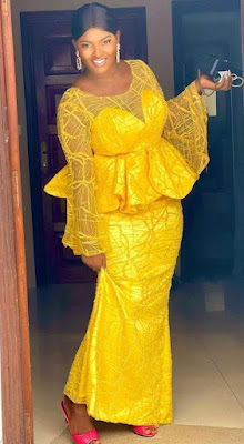 Peplum lace styles Peplum lace Asoebi Styles