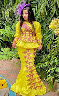 Peplum lace styles Peplum lace Asoebi Styles
