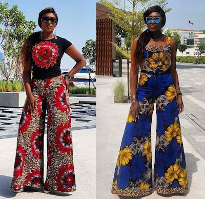 Latest Ankara Palazzo Trousers and Jumpsuits
