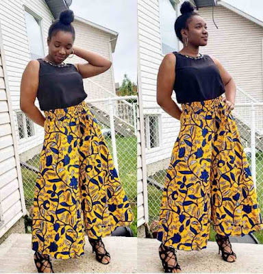 Latest Ankara Palazzo Trousers and Jumpsuits