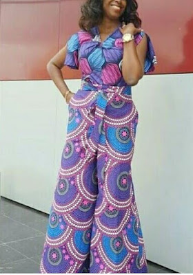 Latest Ankara Palazzo Trousers and Jumpsuits