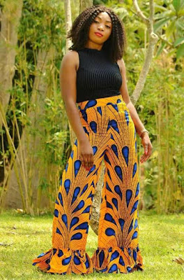Latest Ankara Palazzo Trousers and Jumpsuits
