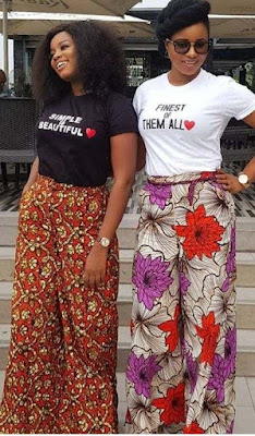 Latest Ankara Palazzo Trousers and Jumpsuits