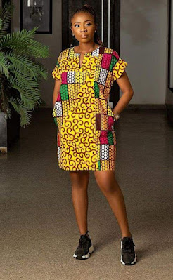 Latest Ankara Shift Dress styles