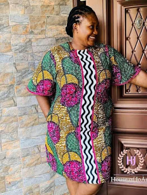 Latest Ankara Shift Dress styles